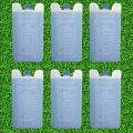 pack of 6 gel bottle Ice pack bottle for ice box air coolers, ac cooler and dc cooler, refreezable icepack, Cooling refrigerant. 