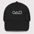 Squid Game Cool Black Cap Stylish Gamer Cap with Adjustable Strap with Premium Quality Cap. 
