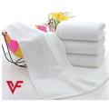 Pack of 2 Classic Hand Towel 100% Cotton Terry Towel White Color Double Pile Construction Size 50 x 90 cm 900GSM, Export Quality. 