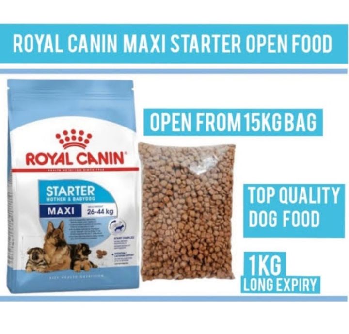 Royal Canin Maxi Starter Dog Food- Pack of 500gm (open fresh food)