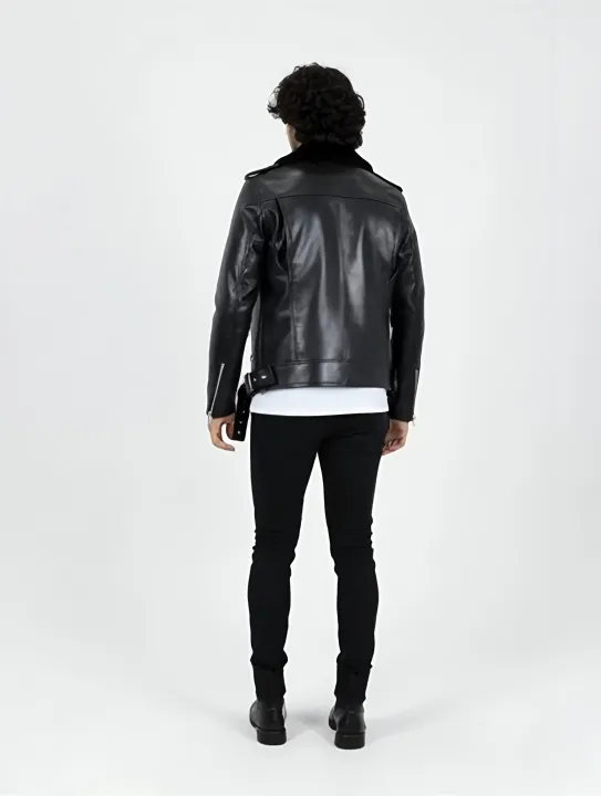 New%20Men's%20Casual%20Biker%20Style%20Black%20PU%20Leather%20Jacket%20with%20Tartan%20Collar%20-%20Image%206