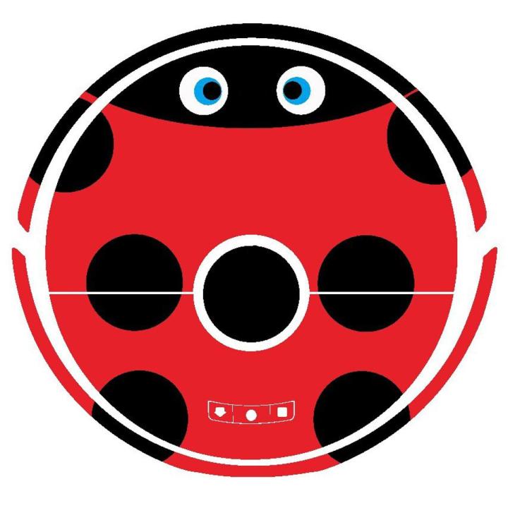 Robot Vacuum Cleaner Brush Sticker Film for xiaomi Roborock S6 MaxV Robotic Vacuum Cleaner Parts Accessories-as shown