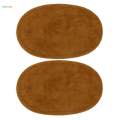 Oval Shape Sew On Elbow Knee Patches for Jeans Shirt Sewing Repair Supplies. 
