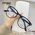 (GENTLE MOSCOT)Fashion Korean Style Candy Color Square Eyeglasses Anti Blue Light Leisure High Quality Glasses. 
