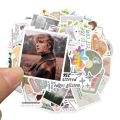 50PCS Taylor Swift Music Album Folklore and Evermore Graffiti Stickers Waterproof Stickers For Computer Suitcase Decoration.