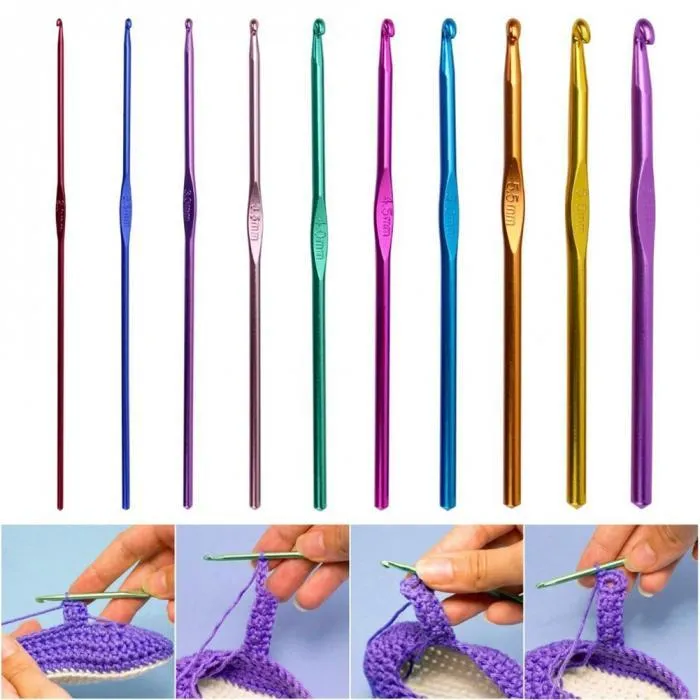 90pcs%20Crochet%20Hooks%20Set%20Aluminum%20Knitting%20Needles%20Yarn%20Craft%20Kit%20Knitting%20Accessories%20with%20Pink%20Case%20For%20Women%20Gift%20-%20Image%207