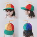 【LuckyBabyFans Store】Rainbow Windmill Dragonfly Baseball Cap Helicopter Propeller Parent-child Hat Snapback Hat Kids Boys Girls. 