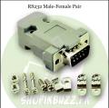 Pack of RS232 Serial Port Connectors Pair DB9 Female Male with Socket Shell Plastic Plug Connector  |   Circuit Town. 