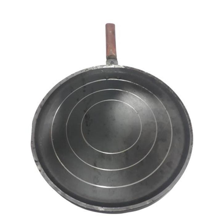 Hot Plate Tawa Metal Made Best For Induction Tawa Like Pan Roti Maker Iron Tawa With Wooden Handle