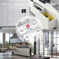 Magnetic Door Catch - Ultra Thin Cabinet Door Magnetic Catch for Drawer Magnets Adhesive Cabinet Latch Magnetic Closures. 