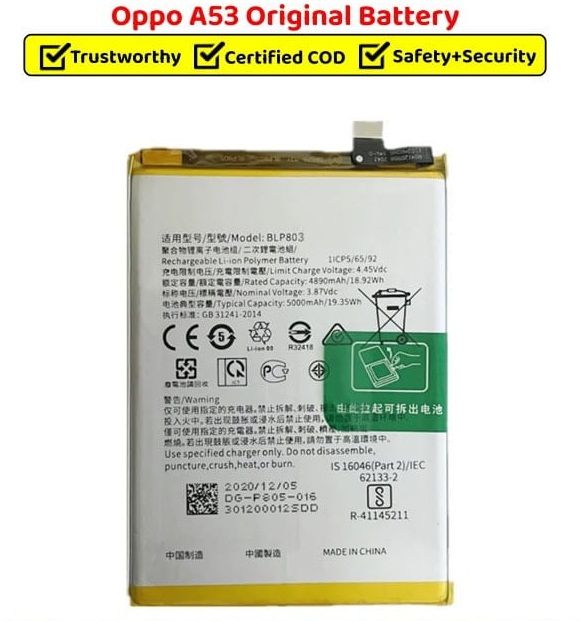 Oppo A53 Original Battery