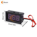 DC 5V~120V Voltmeter LED Digital Display Voltage Meter E-Bike Indicator Display Voltage Tester Red/Blue/Green/Withe. 