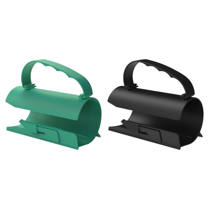 2Piece Gift Wrap Cutter Wrapping Paper Dispenser Cutter Black&Green with Holder Perfect for Christmas Birthdays Weddings Gift Wrap