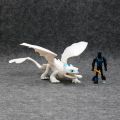 New Anime How to Train Your Dragon 3 Action Figure Fury Night Fury Toothless White Dragon Model Toys. 