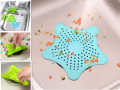 Silicone Rubber Star Fish Five-pointed Creative Star Sink Water Stopper Filter Sea Star Drain Hair Catcher & Stopper Cover Sink Strainer Leakage Filter for Kitchen and Bathroom. 