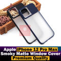 Apple iPhone 12 Pro Max Back Cover Smoky Matte Window Shutter iPhone 12 Pro Max Case For Boys. 