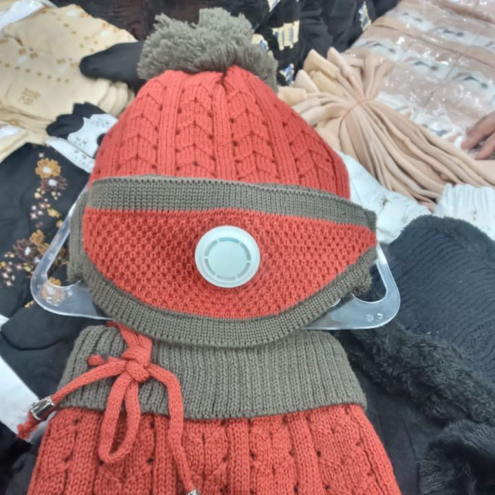 WOMEN%20Winter%20Cap%20and%20Neck%20and%20Warm%20Face%20Cover%20Neck%20Scarf%20%5C%20Girls%20Cap%20and%20Neck%20/%20Neck%20Warmer%20Outdoor%20Set,%20HIGH%20QUALITY%20-%20Image%206