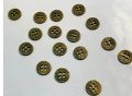 "Premium Metal Buttons for Shirts, Blouses, and DIY Crafts - 2/4 Hole Round, Decorative, Fancy Gents & Ladies Buttons for Clothing, Jackets, Suits, and More | Wholesale Metal Sewing Buttons for Men & Women’s Apparel, Vintage & Antique Gents Fancy Button. 