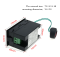 4 in 1 AC 80-300V 100A Multifunction D69-2049 AC Digital LCD Volt Amp Watt Energy Meter AC Voltmeter Ammeter with Current Transformer D69-2049 Power Energy Meter by Electrica. 