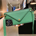 【BeginnerBer】Wallet Shoulder Strap Phone Case for iPhone 15 15Pro Max 14 Plus 13 Pro 12 11 Chain Lady Leather Card Pocket Lanyard Back cover. 