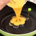 Fried Egg Cooking Mold Shaper 4Pcs Stainless Steel Kitchen Pan cake Mould Ring. 