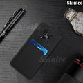 Phone case For Itel RS4 Back cover Card Slot Card Silica Gel Soft Holder Wallet Case For itel RS4 Cover cases. 