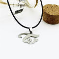 Kpop Group Twice W Logo Leather Titanium Steel Pendant Necklace For Women Jewelry Collares B135. 