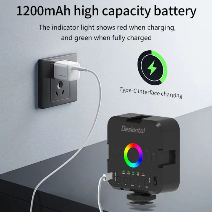 Desiontal%20W70%20Full%20Color%20RGB%20LED%20Video%20Light%203000K-9000K%20Studio%20Photo%20Light%20Mini%20Fill%20Light%20Built%20-in%201200mAh%20w/70%20Lamp%20Beads%20-%20Image%204