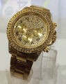 Luxury Stone Watch Golden For Men and Women. 