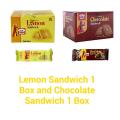 Peek Freans Lemon Sandwich Biscuit and Chocolate Sandwich Biscuit Half Roll Boxes.. 