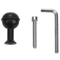 2X Sports Photography Accessory Camera Flashlight Holder 1/4 Screw Head Ball Head Light Lamp Arm. 