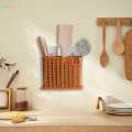 Cutlery Chopstick Storage Holder Divider Hanging Chopsticks Holder Draining Chopstick Cage Kitchen Gadget Cutlery Holder for Home Restaurant. 