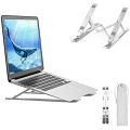Aluminum Alloy Adjustable Portable Folding Notebook Stand Foldable Laptop Stand. 