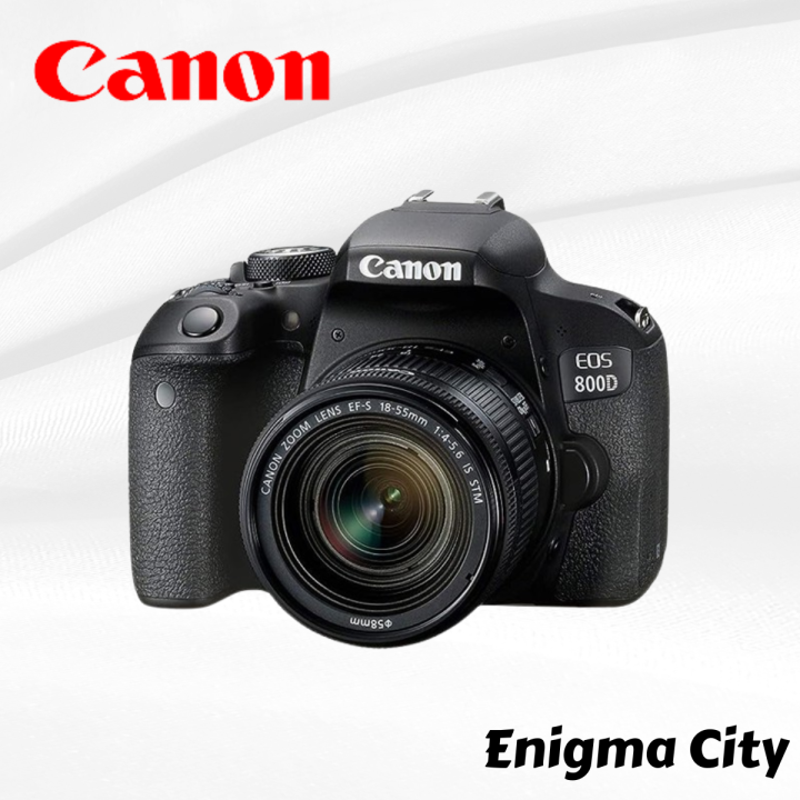 Canon EOS 800D DSLR Camera – 24.2MP, Dual Pixel Autofocus, Vari-Angle Touchscreen, Full HD Video