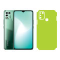 Infinix Hot 11 Play Back Paper Sheet 0189 Lemon Green Colour Self adhesive Anti-stain Wrap Cover Paper. 