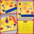 Montessori Busy Activity Early Learning Board Busy Board Sensory Montessori Board Preschool Children Learning Toys Baby Early Educational Toys Autism Preschool. 