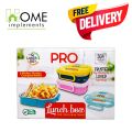Pro Lunch Box Stainless Steel Thermal Bento Lunch Box Bag Compartment Microwave Lunch Container Kid Adult Leak-Proof Food Storage. 