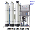 Ro mineral Water Plant 1000 Gpd. 