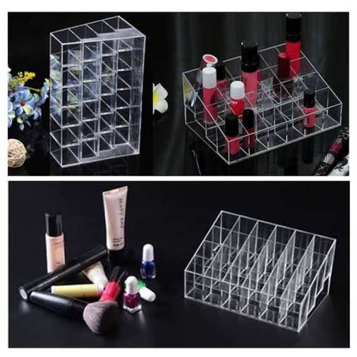 24%20Grid%20Plastic%20Lipstick%20Transparent%20Jewelry%20Storage%20Box%20Makeup%20Organizer%20Holder%20-%20Image%206