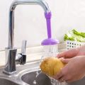 360 Degree Tap Extension Faucet Long Silicone Adjustable Flexible for Bathroom/Wash Basin Plastic Kitchen Sink Tap Nozzle with 2 Types Water Flows. 