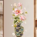 Vase in Red & Black color-Wall decoration items-Room decoration items-Wooden wall decoration items for home-Premium Quality-Home decoration items-Home decoration ideas. 