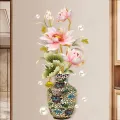 Vase in Red & Black color-Wall decoration items-Room decoration items-Wooden wall decoration items for home-Premium Quality-Home decoration items-Home decoration ideas. 