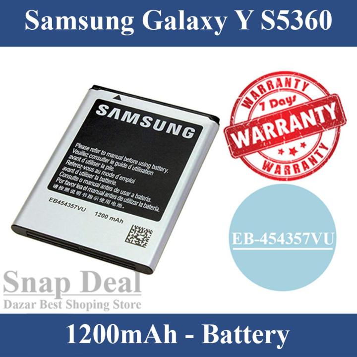 Samsung GalaxyY S5360 Battery EB-454357VU Replacement Premium Quality 1200mAh For Samsung GalaxyY S5360