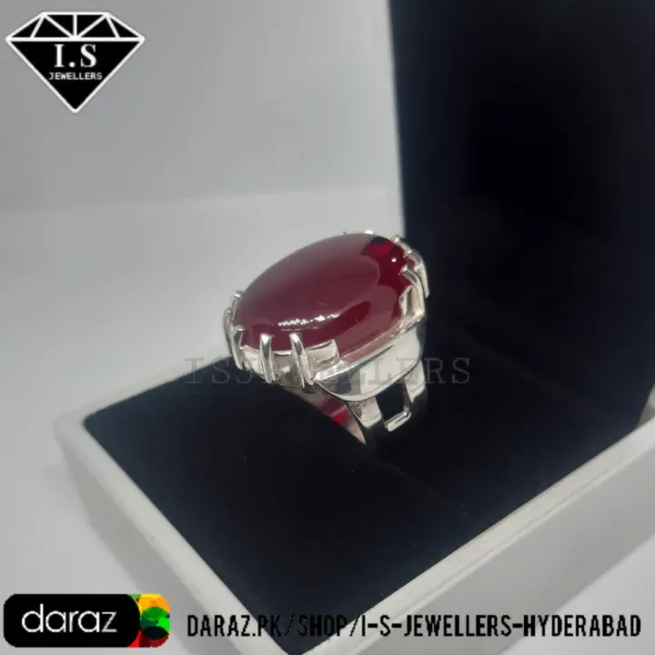 Anari%20Yaqoot%20Ring%20For%20Men%20,%20Big%20Size%20Anari%20Yakoot%20Men%20Ring%20,%20Dark%20Red%20Cabochon%20Ruby%20Ring%20,%20Handcrafted%20Ruby%20Gemstone%20Ring%20-%20Image%202