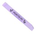 Big Sister To Be Writing Baby Shower Party Sash Blue. 
