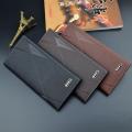 New PU Leather Long Wallet For Men Card Holder Slim Money Mobile Wallet. 