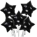 5 Pc Metallic Stars For Birthday Decorations Party & Birthday Items Birthday Celebration Birthday Decor - Metallic Foil Stars shining stars. 