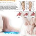 EMS Foot Massager - Electric Foot Massager Mat - Muscle Stimulation Foot Massager Pad For All - Folding Portable Feet Massage Machine, USB Rechargeable. 