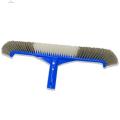 Quasar Swimming Pool Accessories High-efficiency Pool Tile Scrub Brush with Stiff Bristles Heavy Duty Curved Design for Universal Swimming Pools on Cleaning Brush. 