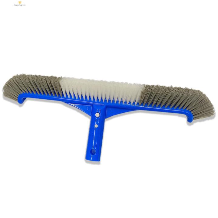 Quasar Swimming Pool Accessories High-efficiency Pool Tile Scrub Brush with Stiff Bristles Heavy Duty Curved Design for Universal Swimming Pools on Cleaning Brush